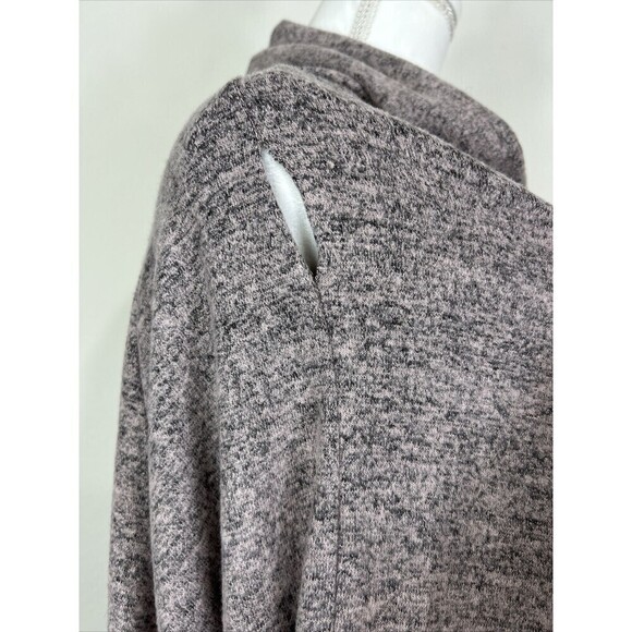 Lucky Brand Lightweight Light Pink & Black Turtleneck Sweater Plus Size 2X - Picture 12 of 12